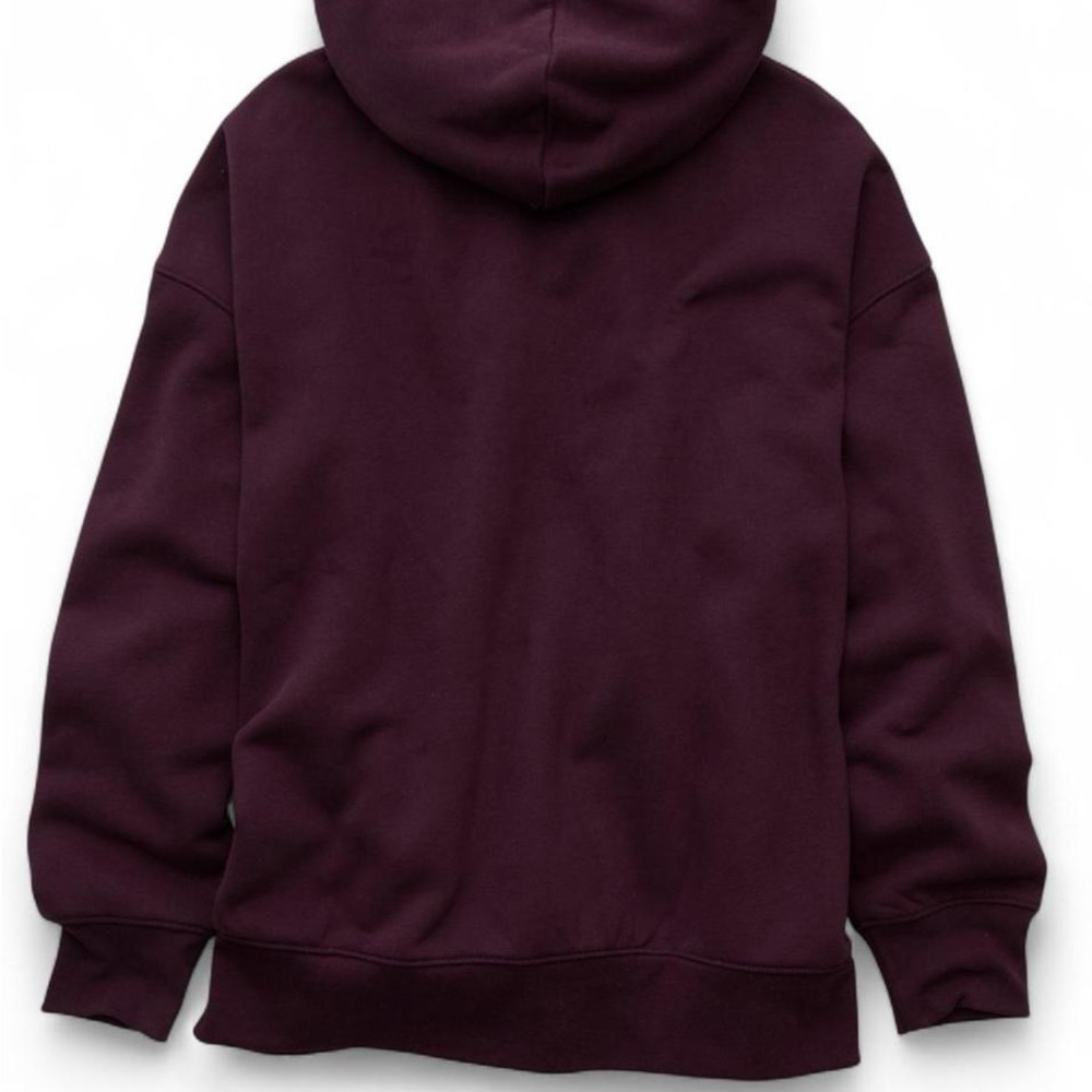 American Eagle Oversized Zip Up Jacket Burgundy M… - image 2